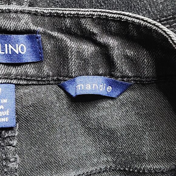 Bandolino Mandie Straight Jeans Womens Size 20W Average Plus Black Stretch 42x30 - Picture 11 of 13